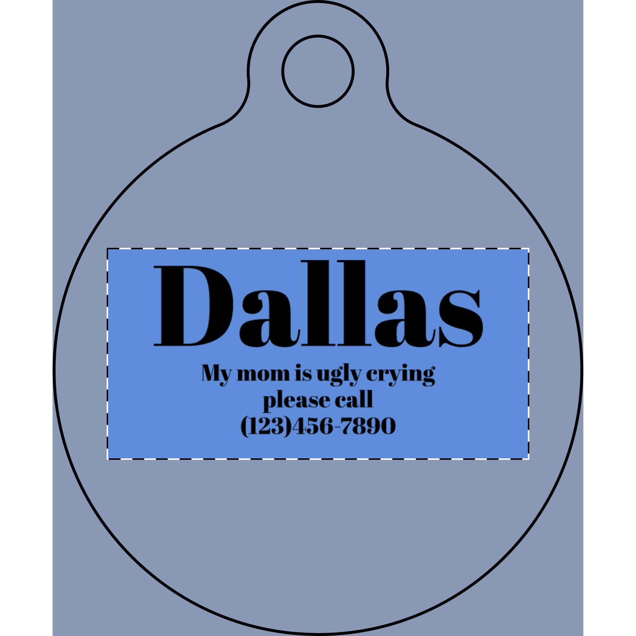 Custom Pet Name Plate (Engraving)