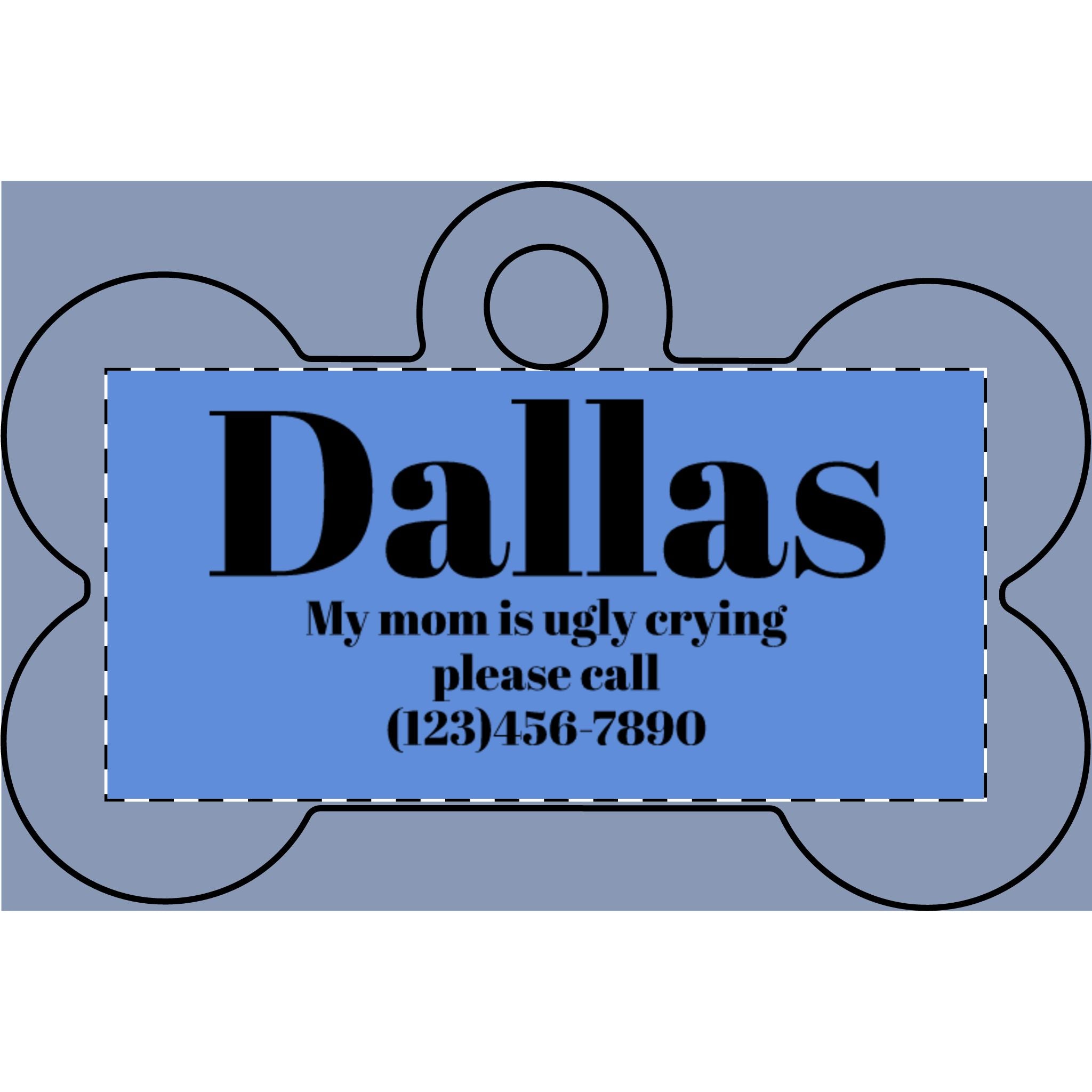 Custom Pet Name Plate (Engraving)