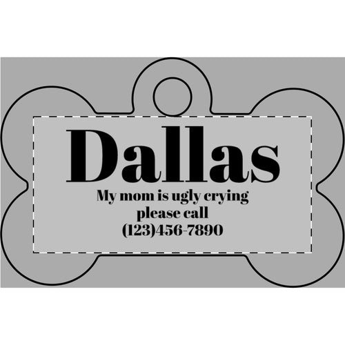 Custom Pet Name Plate (Engraving)