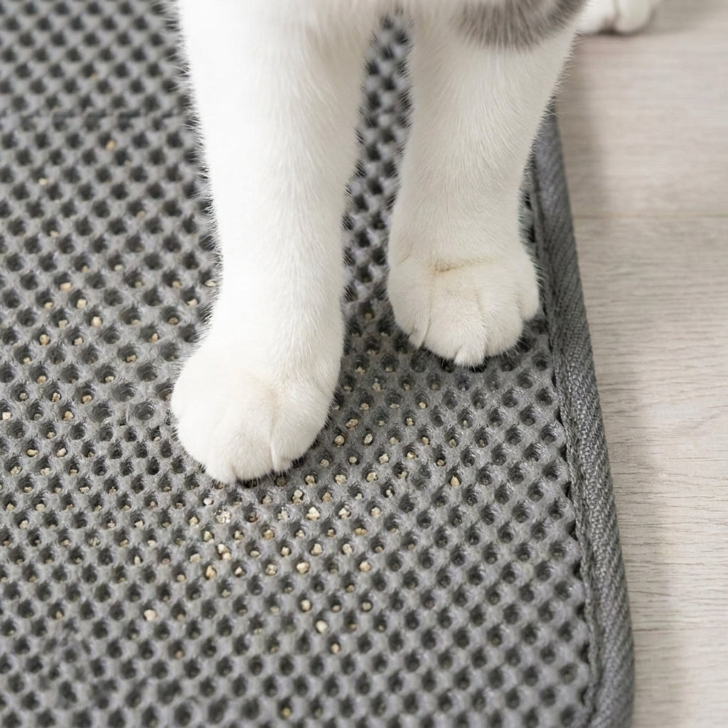 Northpaw Double-Layer Cat Litter Mat Scatter Control & Easy to Clean